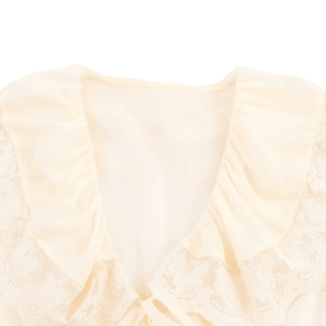 Romantic Ruffle Lace Maxi Dress