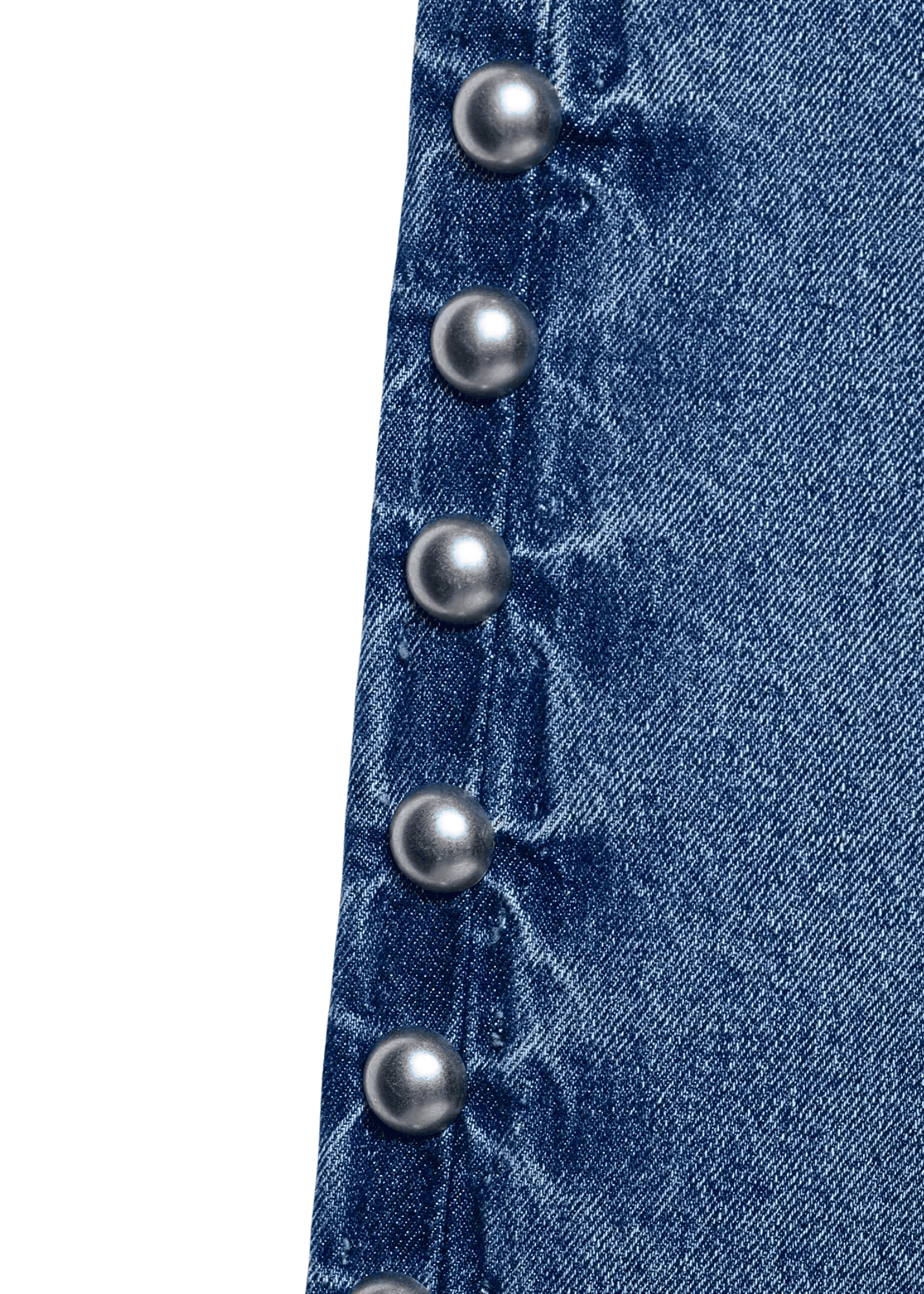 Studded Wide Leg Jeans