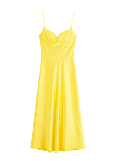 Elegant Flowing Spaghetti Dress