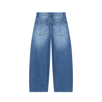 Jeans mit gebogenem Bein