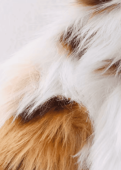 Spotted Leopard Faux Fur Coat