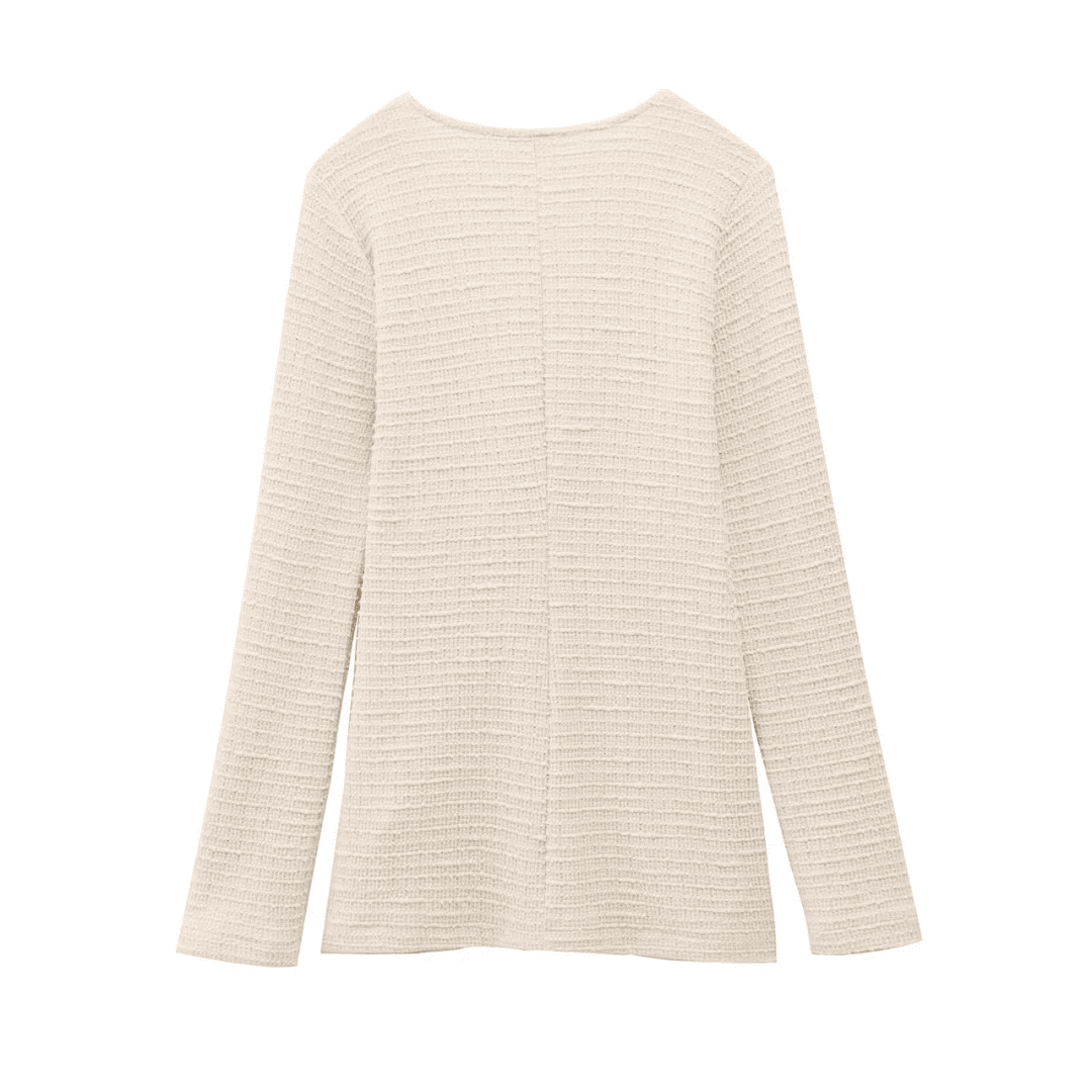 Bow Knit Flared Pant Set