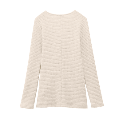 Bow Knit Flared Pant Set