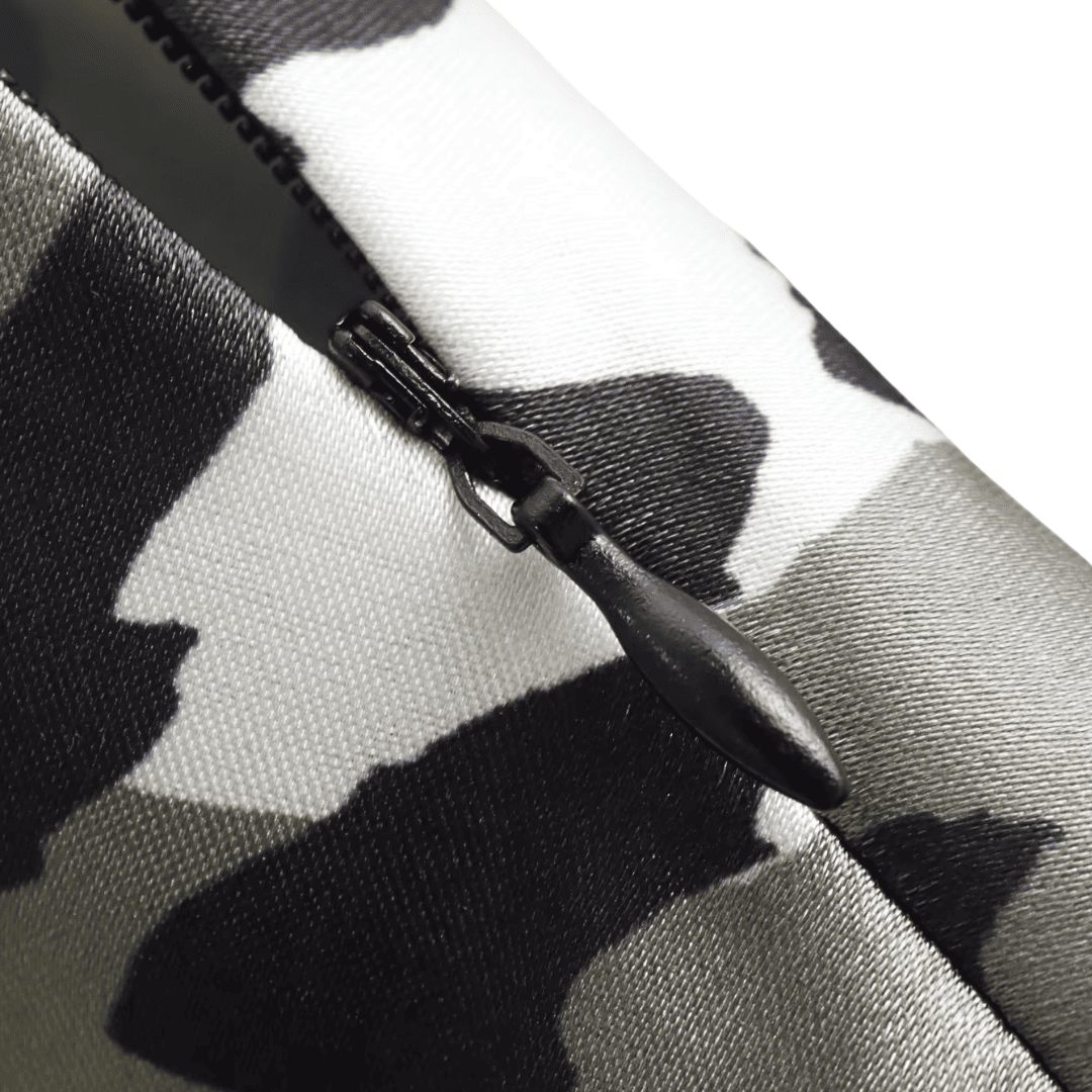 Leopard Print Satin Midi Skirt