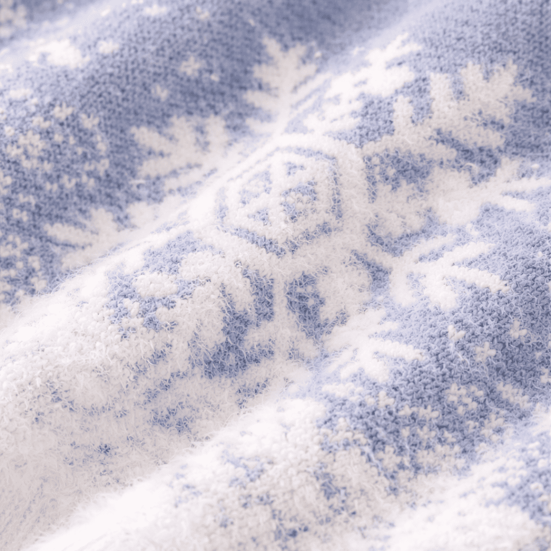Cozy Snowflake Knit Sweater