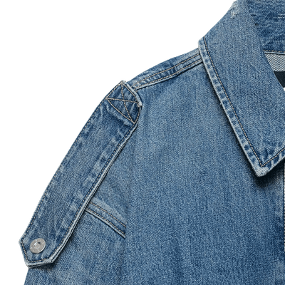 Denim Utility Jacket – Blue Denim Jacket