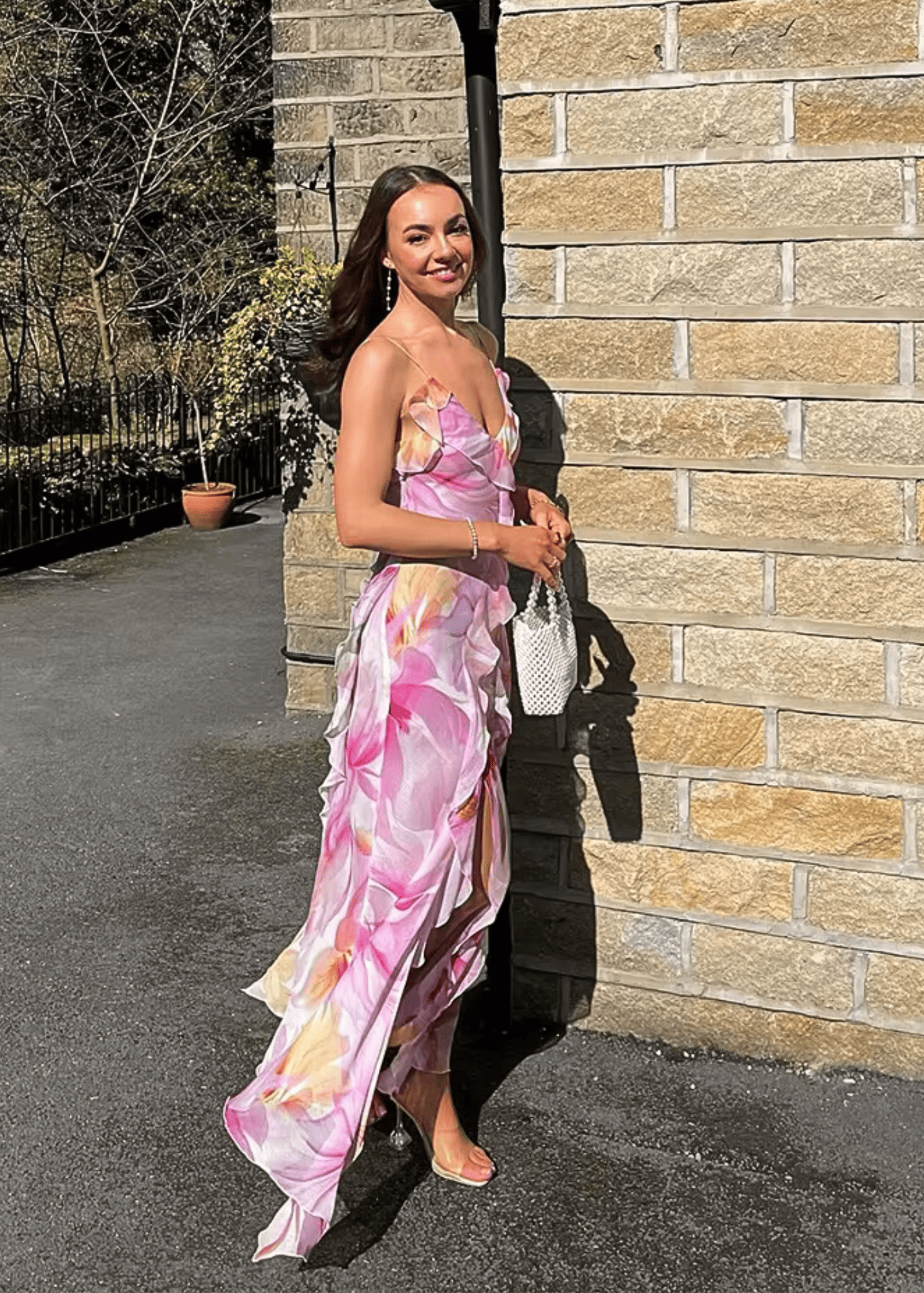 Bloom Whisper Ruffle Dress