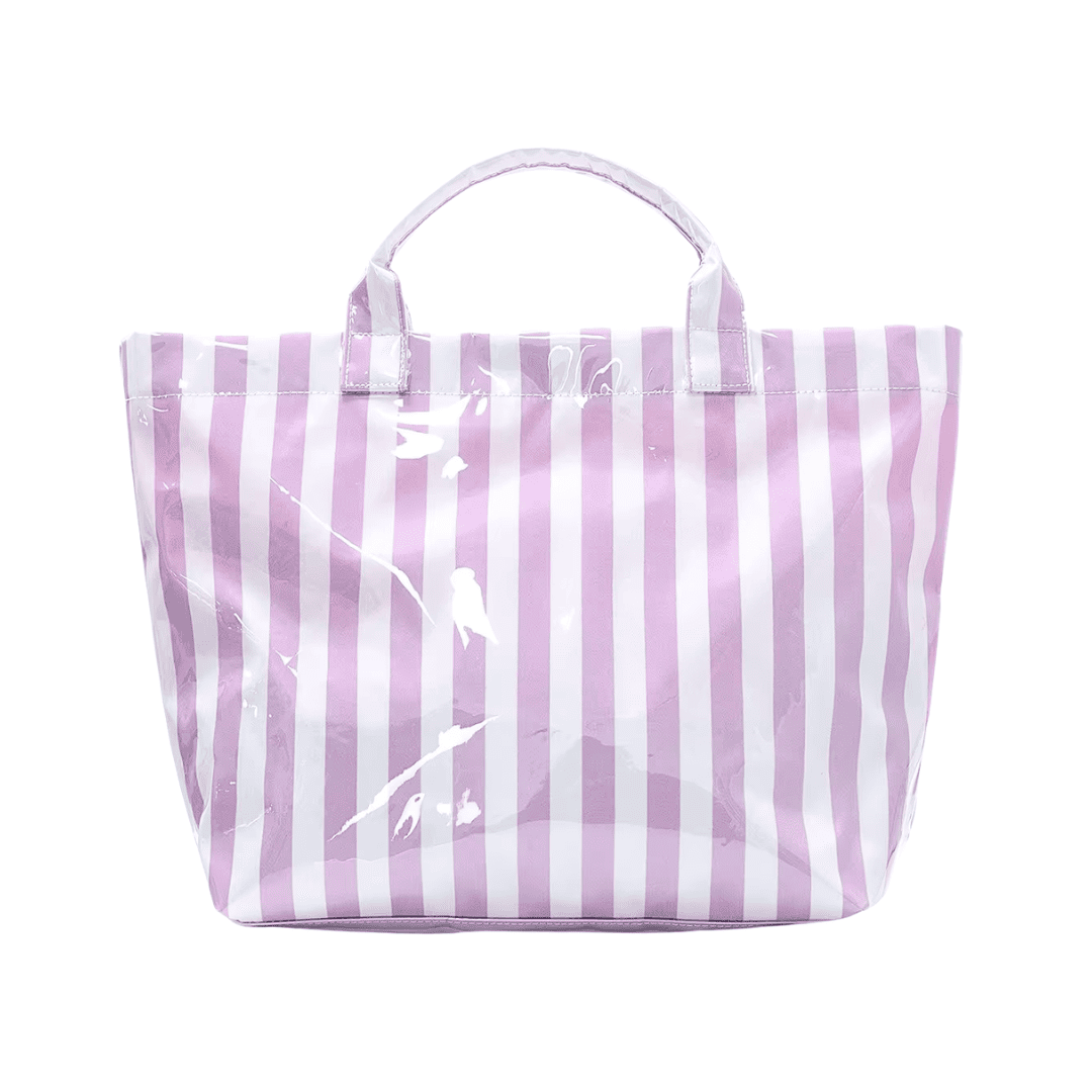 Summer Glossy Stripe Tote