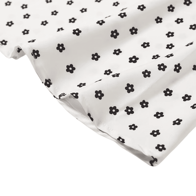 Blumendruck-Crop-Top mit Rock-Set