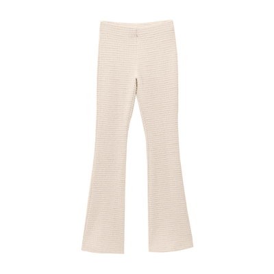 Bow Knit Flared Pant Set