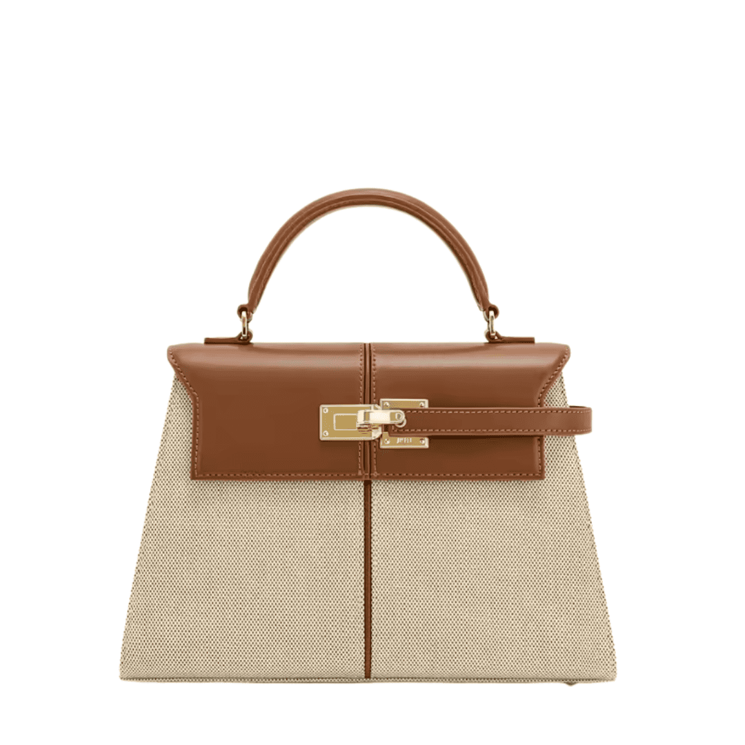 Elegant Grainy Leather Handbag