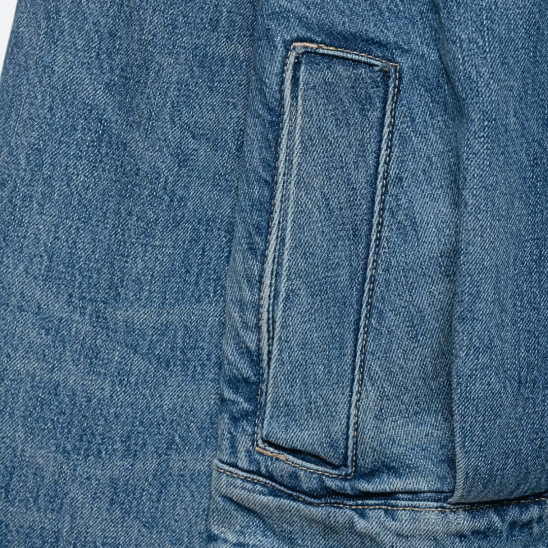 Denim Utility Jacket – Blue Denim Jacket