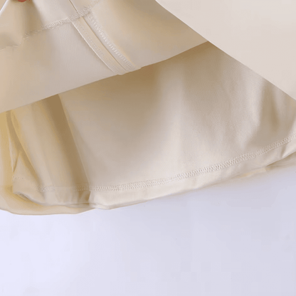 White Bow Mini Dress