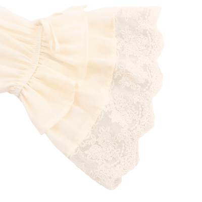 Romantic Ruffle Lace Maxi Dress