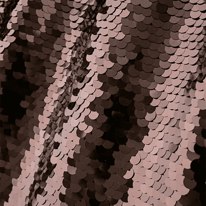 Brown Sequin High-Slit Midi