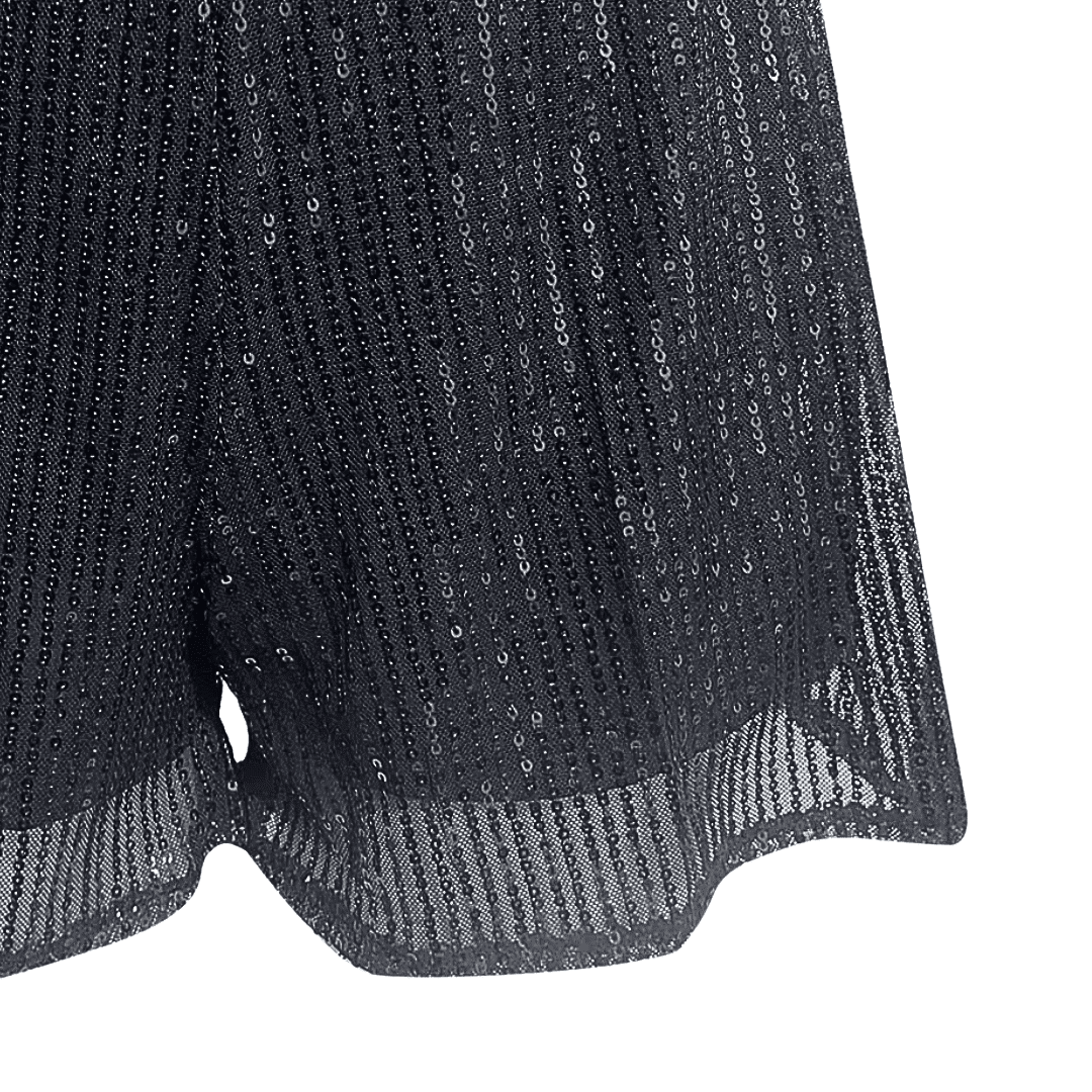 Glamorous High-Waisted Sequin Shorts