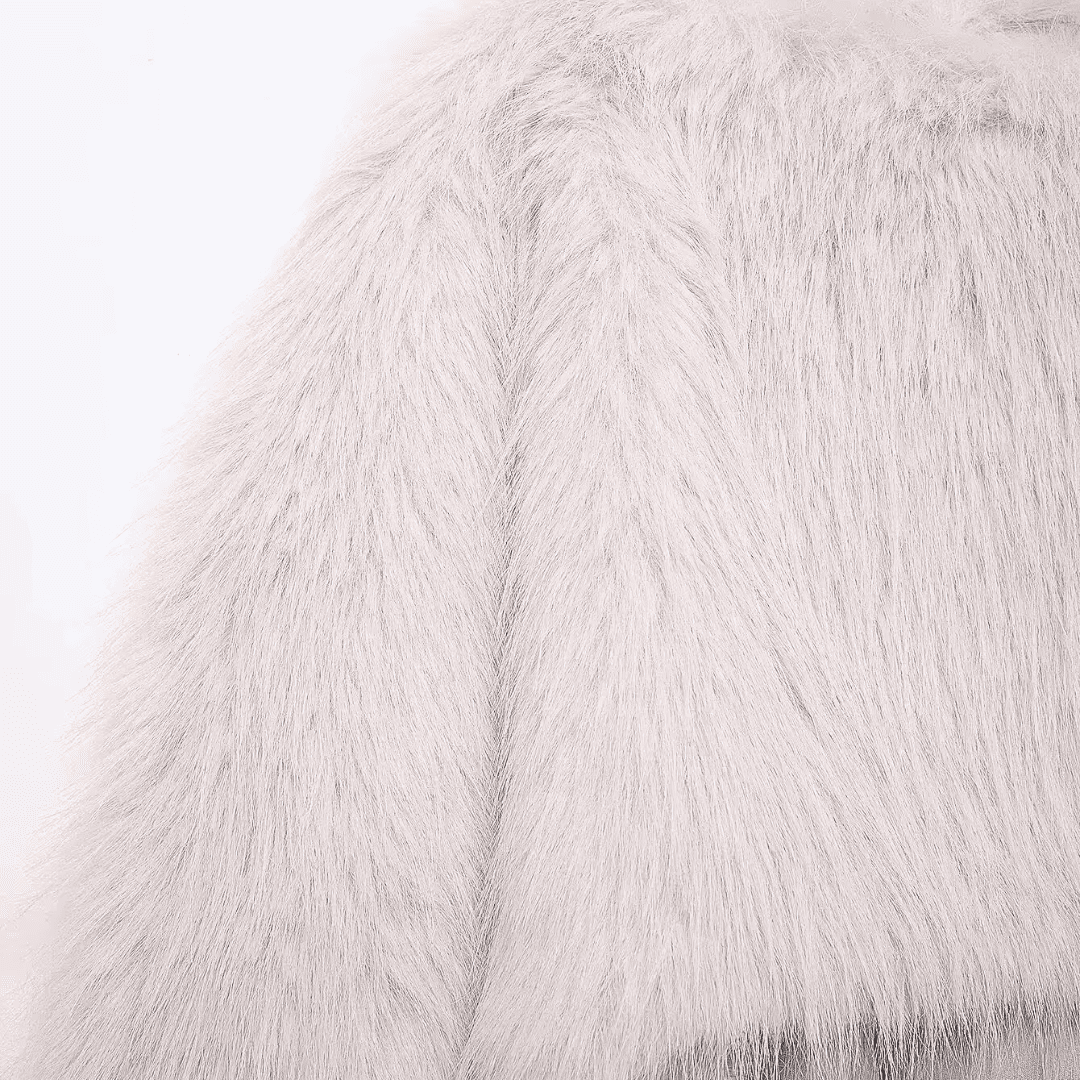 Fluffy Faux Fur Crop Top