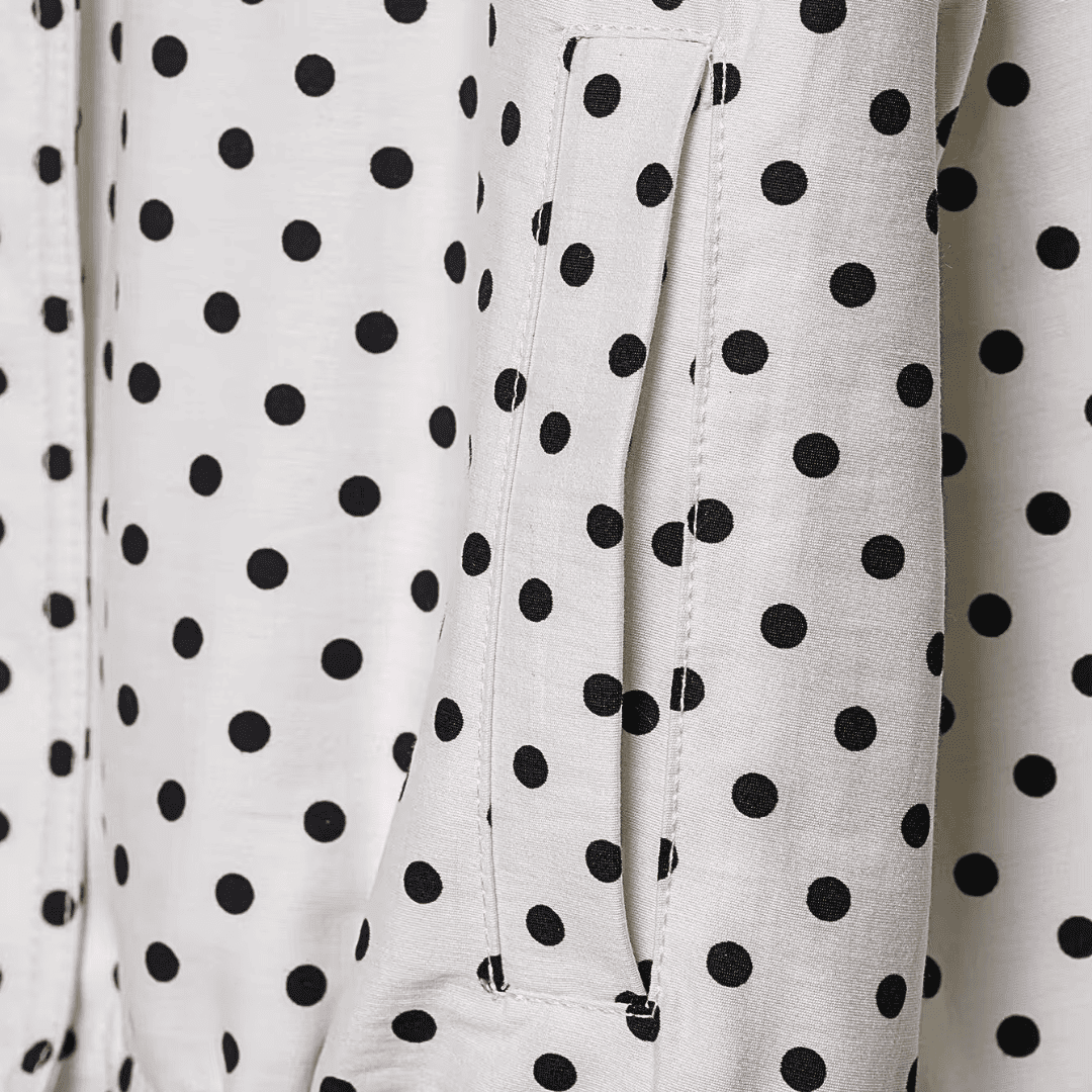 Frühlingsjacke mit Polka-Dots