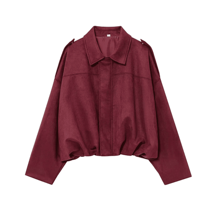 Oversized Suede Jacket