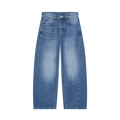 Jeans mit gebogenem Bein