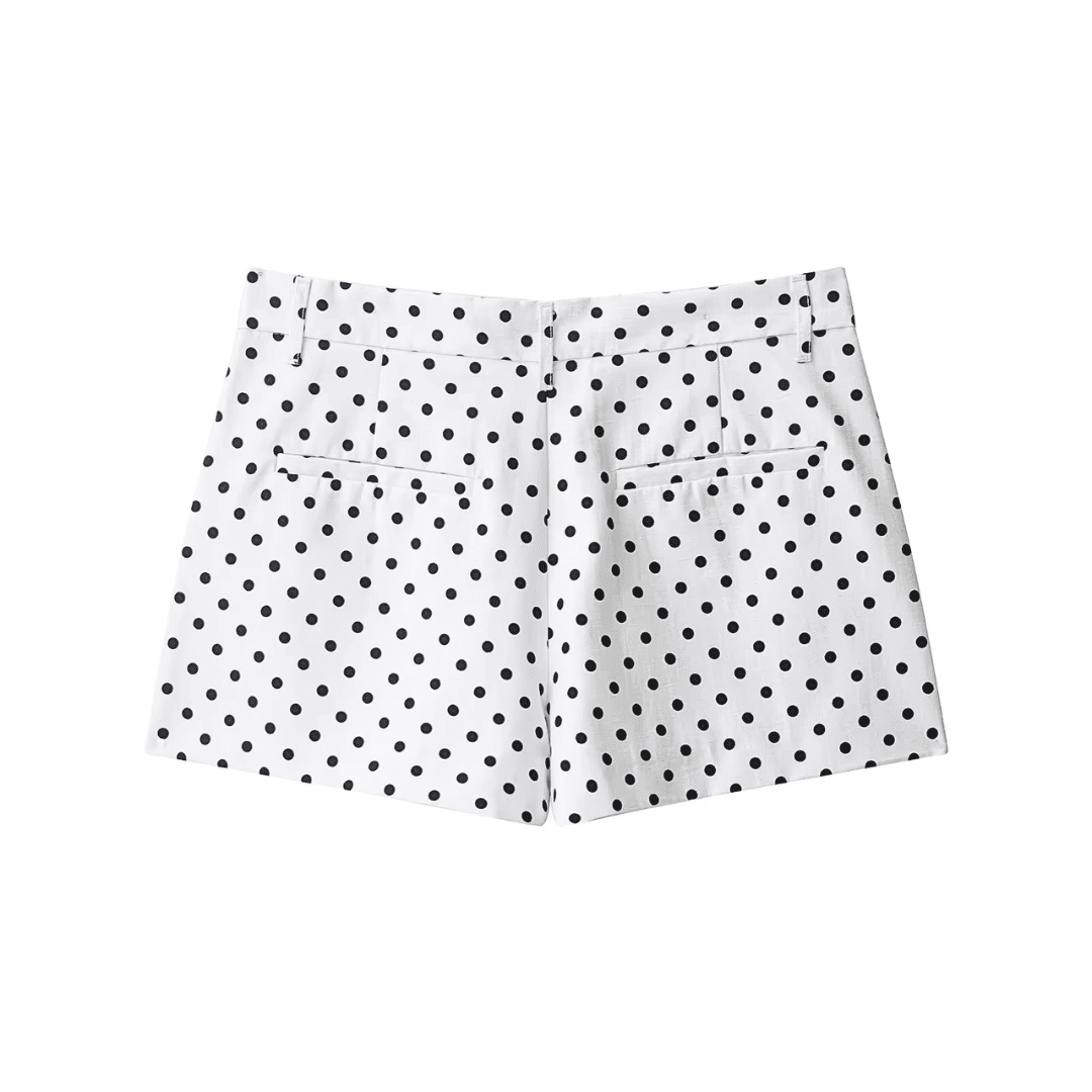 Gepunktete Sommershorts