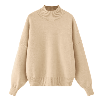 Collared Ribbed Knit Sweater