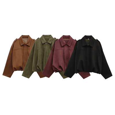 Oversized Suede Jacket