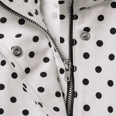 Frühlingsjacke mit Polka-Dots