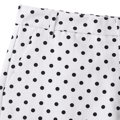 Gepunktete Sommershorts