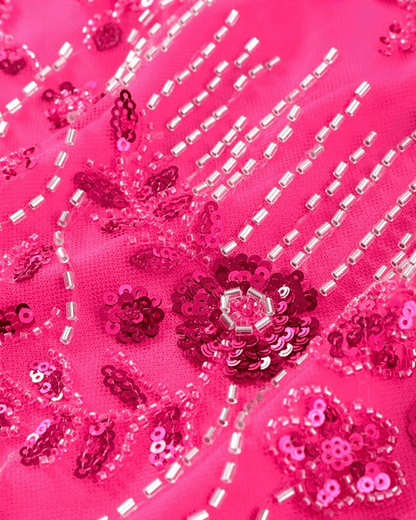 Sequin & Bead Mini Skirt