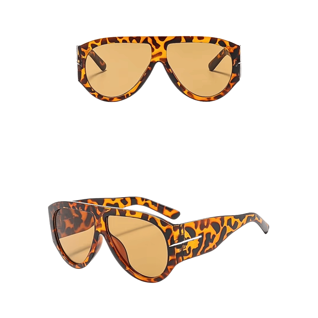 Flat Top Aviator Sunglasses