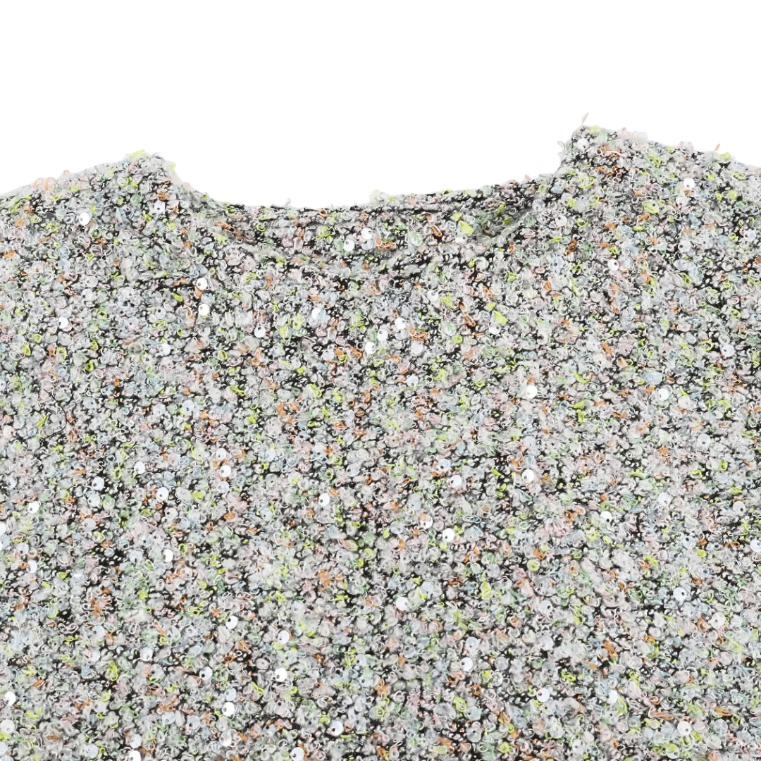 Funkelndes Tweed-Set