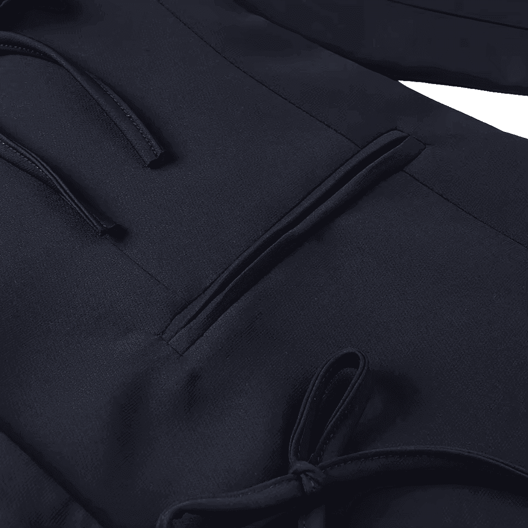 Navy Bow Detail Blazer