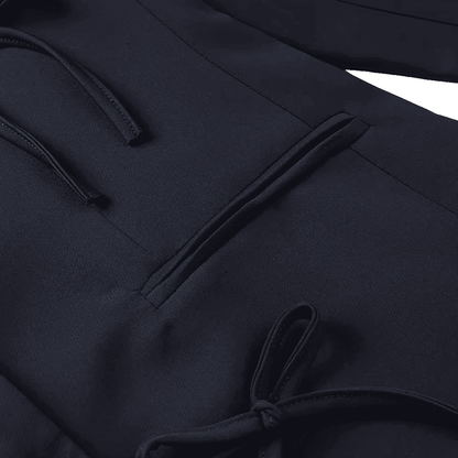 Navy Bow Detail Blazer