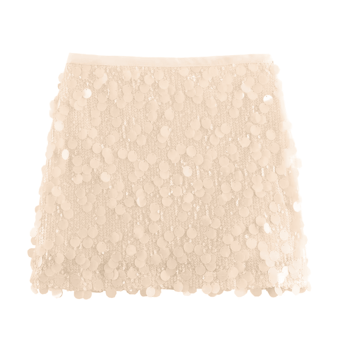 Minirock mit Pailletten