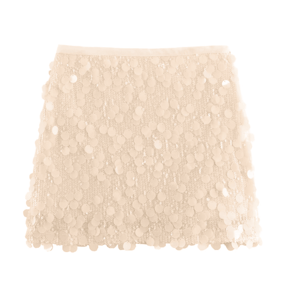 Minirock mit Pailletten