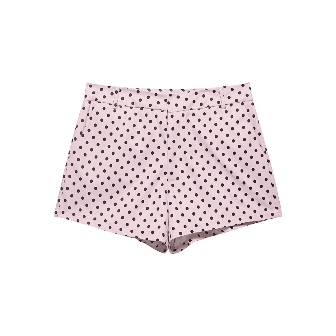 Gepunktete Sommershorts