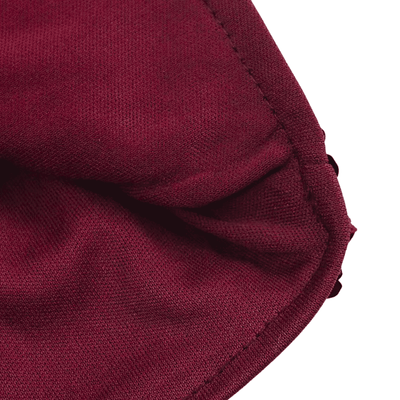 Burgundy Sequin Fur Set