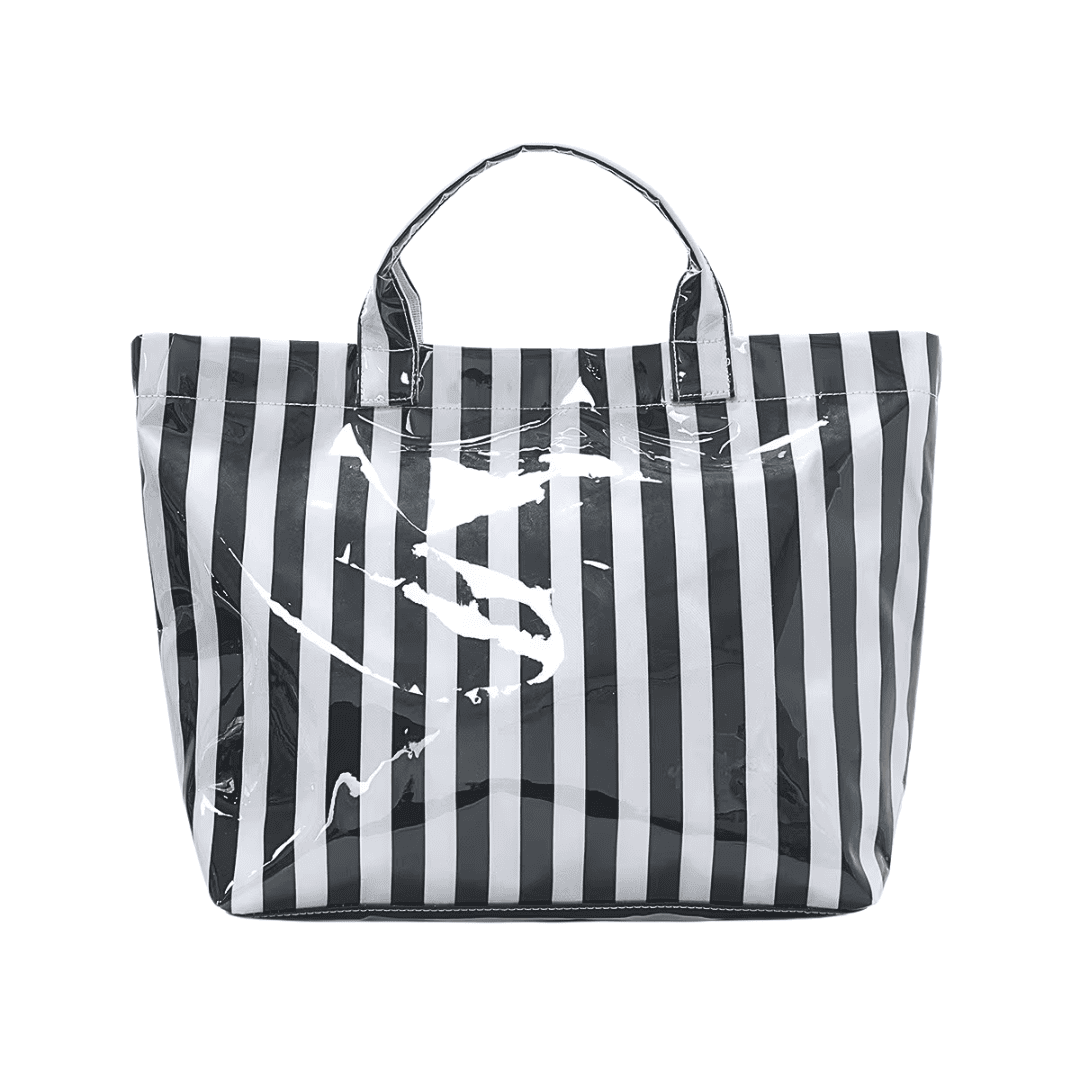 Summer Glossy Stripe Tote