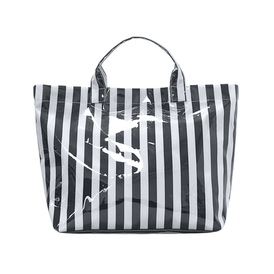Summer Glossy Stripe Tote