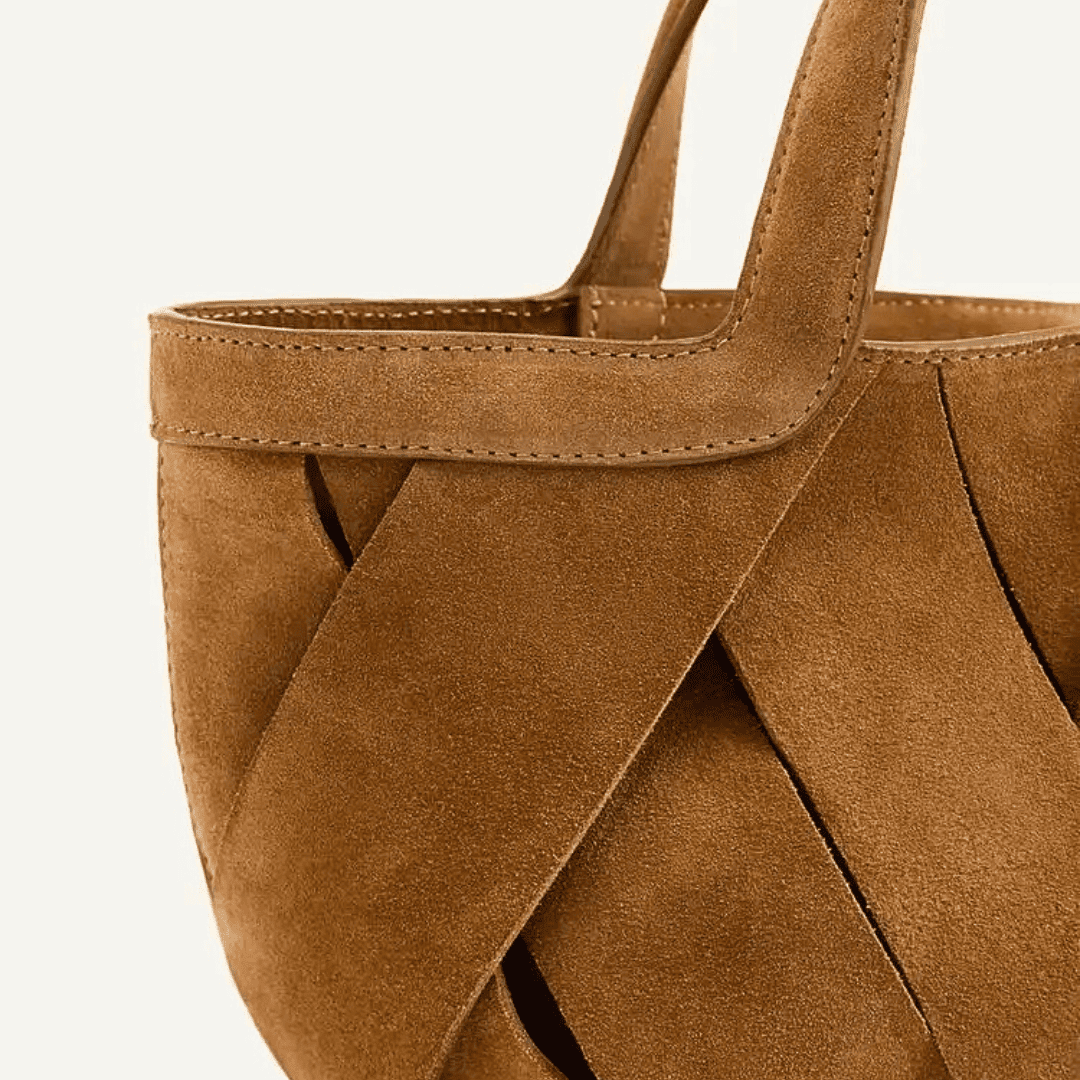 Emma Faux Suede Handbag