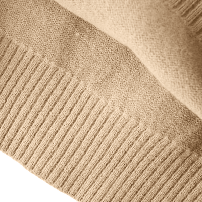 Collared Ribbed Knit Sweater