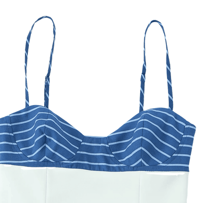 Gestreiftes nautisches Cami-Set