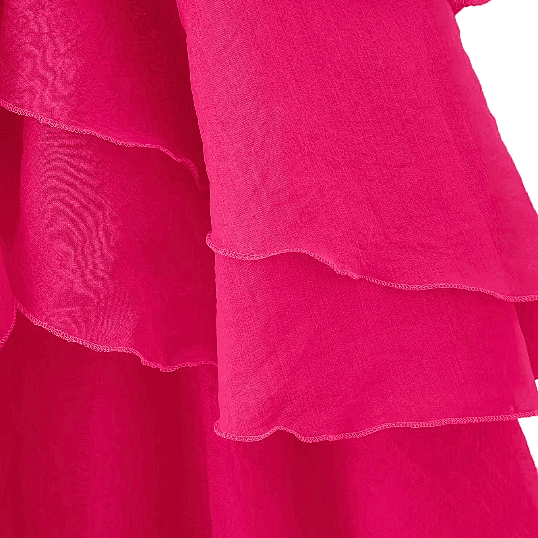 Floral Chiffon Midi Dress