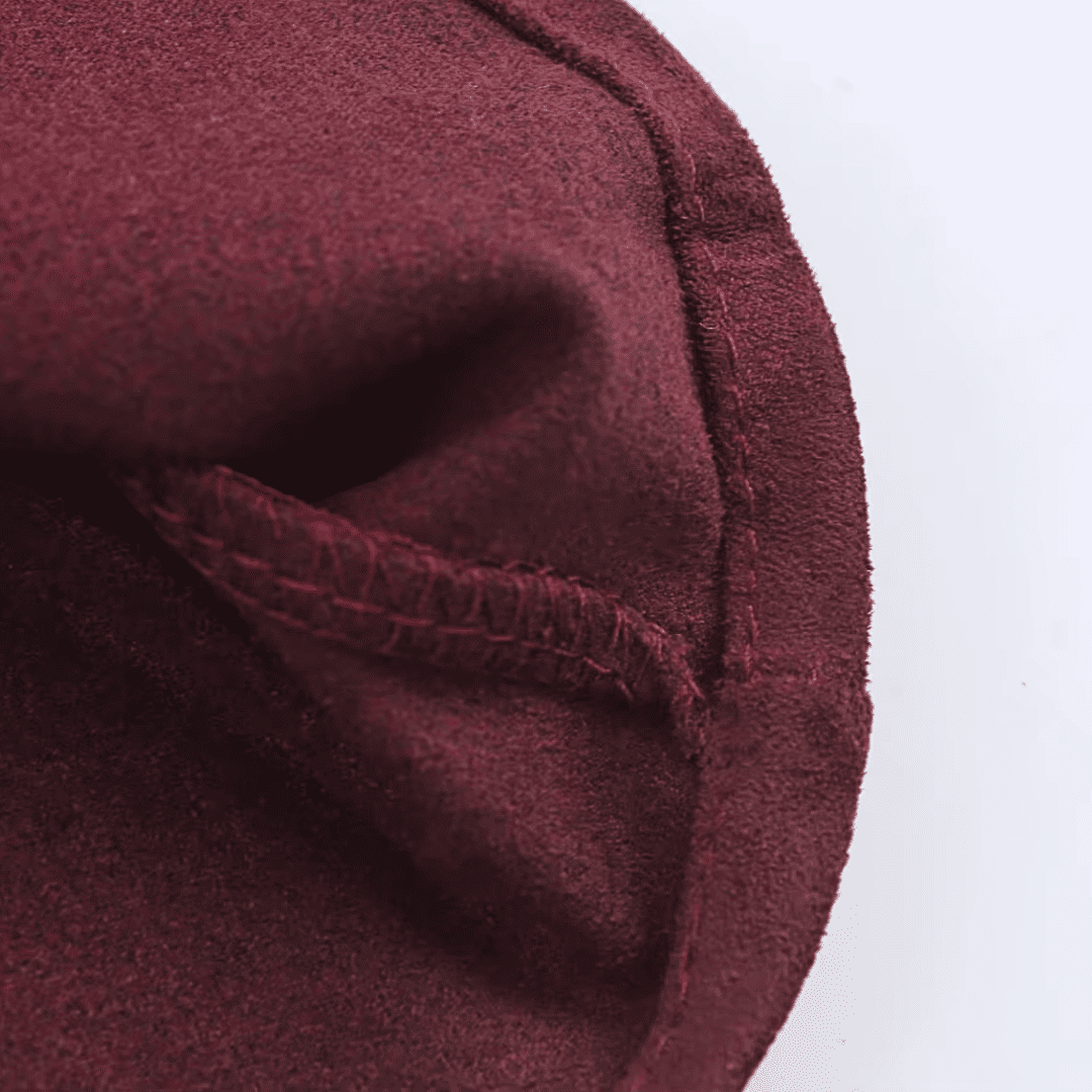 Faux Suede Mini A-Line Skirt