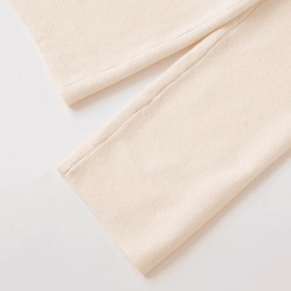 Off-Shoulder Ribbed Knit Top