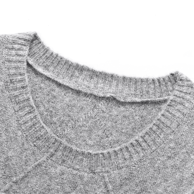 Knit Oversized Bow Sweater