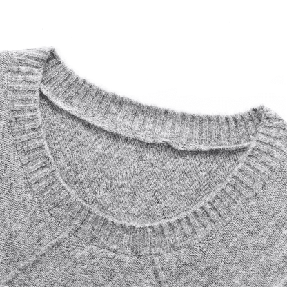 Knit Oversized Bow Sweater