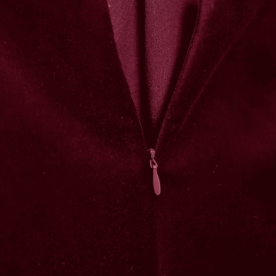 Velvet Bow Back Crop Top