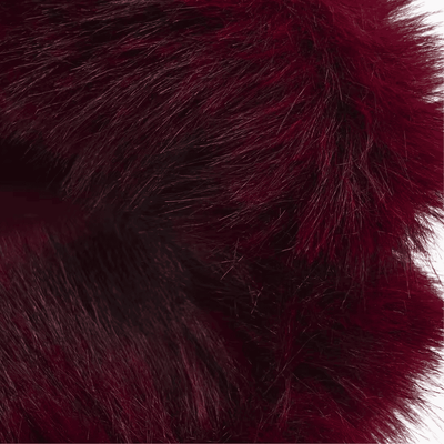 Burgundy Sequin Fur Set